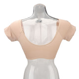 Vest Quick Dry Breathable Mesh Reusable Armpit for Women Girls Skin Color Underarm Sweat Pads