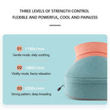 Electric Waist Massager Lumbar Vibration Cushion Relief Pain Heating Health Care Relax Traction Therapy Airbag Back Body Massage