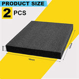 2Piece 16X12x2inch Sheet Thick Padding Inserts For Crafts Polyethylene Foam Pad