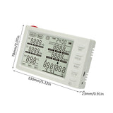 8-in-1 Indoor Monitor Portable Air Quality Detector for CO₂/HCHO/TVOC/CO/Temperature/Humidity/External Temperature