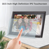 Andoer 18.5" Large WiFi Photo Cloud Digital Picture Frame 1920*1080 IPS Touch Screen Control Share Photos via APP