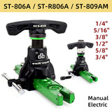 ST-809AM ST-R806A Air-conditioning Copper Pipe Maintenance Eccentric Tube Tool Ratchet Flashlight Dual-purpose Expander
