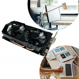 R9 370 Graphics Card 4G For AMD Desktop Computer Game Graphics Card 4G GDDR5 256BIT 860/1200MHZ PCI-E3.0 HD+DVI+DP Duals Fan