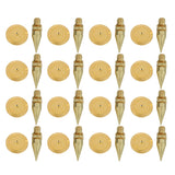 16 Pairs 6 x 36mm Copper Spike Stand + Base Pad Feet Mat Speaker Isolation Pads