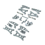 Swing Arm Steering Group Cup For 16207 16208 16209 16210 H16 Remote Control Car Parts Metal Upgrade Kit,Blue