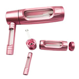 Portable Herb Pipes Smoking Grass Hookah Set Aluminium Alloy 155mm Dry Burning Tobacco Pipe for Accessories