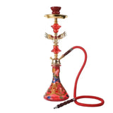 CRUSHER Glass Set with Textured Water Bottle Chicha Bowl Single Hose Hookaah Hoka Complete Narguilhe Hookah Accessories