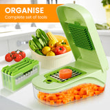 Cutter Multifunctional Fruit Potato Peeler Carrot Grater Kitchen Accessories Basket Vegetable Slicer