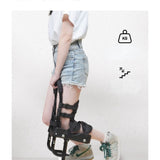 Fracture Support Disability Leg Ankle Injury Retractable Crutches Non-slip Stable Rehabilitation Walkers