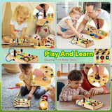 Toddler Busy Board Toys With Light Switch Toy For Activity,Christmas & Birthday Gift