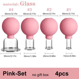 Rubber Face Massager Vacuum Eye Skin Lifting Facial Cups Anti Cellulite Jar Anti-Wrinkle Cupping Therapy Beauty Tool