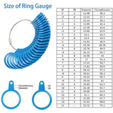 Size Measuring Tool Set, Mandrel Sizer Gauge, Sizing Stick And Ring Gauge For Finger Jewelry Making