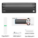 PeriPage A4 Paper Direct Thermal Transfer 304dpi Wireless 210mm Mini Mobile Photo Printer USB BT Connect