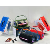 Colorful Lamp Subwoofer Waterproond Dustproof Bluetooth Speaker Outdoor Professional Mini Party Box Speakers