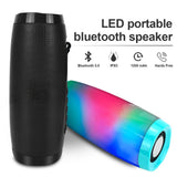 Portable Bluetooth Speakers Wireless Speakers LED 1200mAh Waterproof Subwoofers Bass Column Boombox 3D BT5.0 USB Loudspeaker