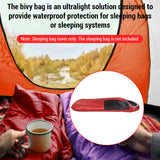 Lightweight Cover Cold-resistant Sleeping Case Waterproof Bivy Bag for Outdoor Traveg Hiking