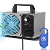 Generator 40,000mg/h Stainless Steel - Odor Removal Ionizer Air Purifier Ozone for Home, Car & Pet