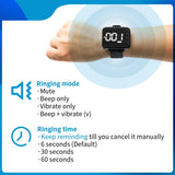 Restaurant Pagers Beeper Wireless Calg System Watch Wrist Clock Receiver Vibration Bell Button For Service Cafe Bar Hookah