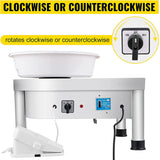 25CM 350W DIY Pottery 9.8" Forming Electric Table Top Ceramic Wheel for Ceramics Clay Art