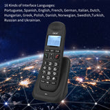 Expandable Cordless Phone System with 3 es Display Caller ID Hands-free Calls Intercom Conference Call Mute Function