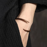 Hand Forged Cuff Solid Copper Bracelet