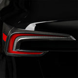 Real Carbon Fiber for Tesla Model 3 Highland 2024 Car Tail Cover Rear Brake Light Guard Trim Exterior Accessories