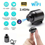 WiFi Mini Camera 1080P Surveillance Wide Angle Detect IP Security IR Night Vision Motion Detection Baby Monitor Hot Sale 2024