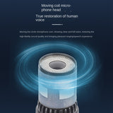 Wireless Microphone Dynamic UHF Home Studio Recording Professional DJ Speaker Conference Mic For Computer Audio Black