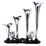 Air Horn Set  Sound High Strength 12‑24V 4 Trumpet Train Horn Weatherproof 130dB for Boat for Car for Truck