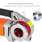 Portable Electric Handheld Threader Gaanized Pipe Threading hine 2300W