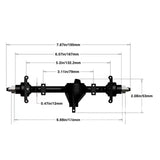 Front And Rear Axles For 1/10 Rc Crawler Car RC4WD D90 Gelande TF2 Yota II Axle Upgrade Parts