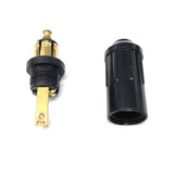 10PCS DIY European Cigarette Lighter Adapter Connector Male Socket DIN Hella Powerlet Plug for BWM Motorcycle