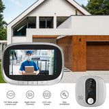 2.4GHz WiFi Doorbell Camera with 4.3-inch IPS Screen, Tuya App & PIR Movement Detection - 2024 Home Security Essential