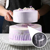 1Set Plastic Dowel Rods Set 5 Separator Plates For 4, 6, 8, 10, 12 Inch Cakes,Clear Cake Stacking Dowels