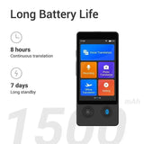 W12 AI Voice 144 One Language WIFI Instant Translator Intelligent Real-time Recording Text Photo Travel Business 2024 Newest