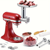 KitchenAid Desktop Mixer Metal Food Grinder Accessories, Meat Grinder, Sausage Filling, Perfect Accessory For KitchenAid