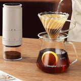 New 1500mAh Electric Externally Adjustable Type-C Charging Burr Grinder Bean Grinding hine Coffee Maker