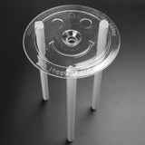 1Set Plastic Dowel Rods Set 5 Separator Plates For 4, 6, 8, 10, 12 Inch Cakes,Clear Cake Stacking Dowels
