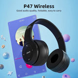Stereo P47 5.0 Bluetooth Folding Series Wireless Sports Game Headset for iPhone XiaoMi
