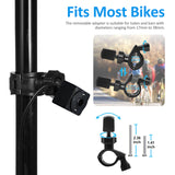 Bicycle Handlebar Mirror & Rear Camera - 4.3" Monitor, 1080P, Rechargeable, Color Night Vision, 150° Wide Angle