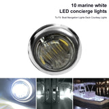10pcs Waterproof Side Marker Indicators LED Bullet Lamp Mini Light 3/4"for Truck Bus Trailer Caravan Boat Motocycle 12V