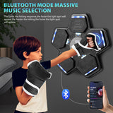 Kids Wall Mounted, Smart hine LED Light Bluetooth Music With Bo Gloves