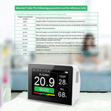 Desktop O2/RH/Temp. 3-in-1 Multifunctional Air Quality Detector Temperature Humidity Monitor Indoor/Outdoor O2 Meter Tester