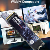 Large Memory Drive Anti-oxidation Widely Compatible Practical M2 NVMe 2280 128/256/512GB 1TB Internal Hard Disk