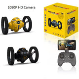500W Pixel FPV Camera Jumping WiFi Remote Control Stunt Car with Music LED Headlight Children's Toy Gift