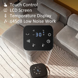 1pc, Small Heater With Heating And Fan Modes 1500w Electric Heater 70 Degree Wind Direction Adjustment, Portable, Overheat Protection, Automatic Power Off When Tilted, For Home Office School Thanksgiving Halloween Christmas Gift Fall Winter Essential