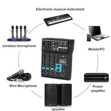 A4 Sound Mi Console Bluetooth Record Computer Playback 48V Phantom Power Delay Repaeat Effect 4 Channels USB Audio Mixer