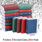 20 Pieces 1:12 Scale Timeless Miniatures Books Dollhouse Decoration Accessories