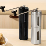 1pc, Portable Manual Coffee Bean Grinder with Hand Crank - Fine to Coarse Grind for Espresso and Travel - Perfect Coffee Accessory
