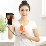 Hand rehabilitation training equipment stroke hemiplegia Electric hot compress massage ball home five-finger split fingerboard